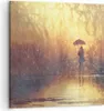Bild auf Leinwand - Leinwandbild - Frau Regen - 50x50cm - Produktbild-Vorschau 1