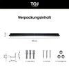 TOJ Bilderleiste 120 cm Metall – Wandregal für Produktbild-Vorschau 4