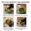 Matcha Set Tea (7 pièces) Céramique, fouet à matcha en Voir les images du produit 8