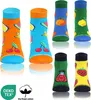 sesto senso 3 Paar Lustige Kurze Socken Bunte Verrückt Produktbild-Vorschau 2