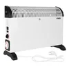 A white electric convector heater with black accents and feet, shown on a white background with its power cord and plug visible. Náhľad obrázku produktu
