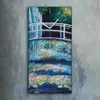 Leinwand Uhr Küche Wohnzimmer Bild Kunstdruck 30x60 Gemälde Produktbild-Vorschau 2