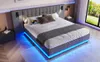 Sweiko Polsterbett, 180x200cm, mit LED-Leiste, Kopfteil mit Produktbild-Vorschau 18
