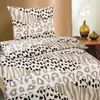 Bettwäsche Seersucker Mikrofaser Leopard 135x200 80x80 Produktbild-Vorschau 2