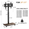 WISFOR TV Standfuss Fernseher Ständer Mit Fernbedienung, Produktbild-Vorschau 4