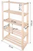 Holzregal Bücherregal 170x70x38 cm (HxBxT) Wandregal Natur Produktbild-Vorschau 2