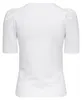 ONLY Damen Onllive Love 2/4 Pufftop JRS Noos Top, Weiß, L Produktbild-Vorschau 3