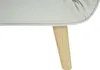 A close-up view of the bottom part of a sofa or chair, showing one of its wooden legs. Náhled obrázku produktu