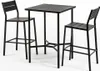 Set da balcone per esterni con tavolo alto quadrato 70×70 Anteprima dell’immagine prodotto 1