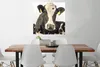 MuchoWow® Poster Kühe - Etikett - Porträt 75x75 cm - Wand Produktbild-Vorschau 2