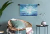 MuchoWow® Wandteppich Wandbehang Meer - Himmel - Sonne Produktbild-Vorschau 5