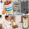 ZMH LED stropní svítidlo 42W černé stropní svítidlo Náhled obrázku produktu 8