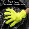 2er-Set Autowaschhandschuhe, Mikrofaser-Chenille mit Netz, Produktbild-Vorschau 2