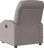 masážne kreslo vidaXL Taupe Fabric Náhľad obrázku produktu 5