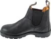 A side view of a black leather Chelsea boot against a white background. Voir les images du produit