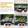 MeXo Gartenlounge Set 8 Personen Lounge Gartenmöbelset Produktbild-Vorschau 12