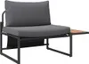 vidaXL Garten Essgruppe 3 stk. Anthrazit Stahl Produktbild-Vorschau 6