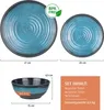 Camping Geschirr Set 1 Person 3-teilig | Melamin | Picknick Produktbild-Vorschau 2