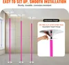 SucceBuy Tanzstange, -Static Kit, 40 mm rosa Stahlstange, Produktbild-Vorschau 5