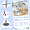 A mother and child are using a children's indoor gym set. Voir les images du produit
