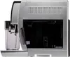 Side view of a silver and black automatic coffee machine. Produktbild-Vorschau