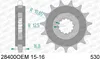 Silent Ritzel AFAM 530 - 15Z 28400NR-15 Silent, gummiert Produktbild-Vorschau 2