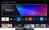 A television screen displaying a smart TV interface with various app icons and content recommendations. Produktbild-Vorschau