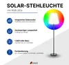 Solar LED Stehleuchte RGB, 1,5 m Höhe, für Innen- und Produktbild-Vorschau 3