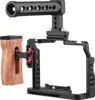 Andoer Camera Video Cage + Top Handle + Side Wooden Grip Podgląd zdjęcia produktu 6