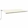 vidaXL Markise Automatisch Einziehbar 600x350 cm Creme -  Produktbild-Vorschau 11