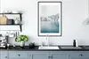 MuchoWow® Gerahmtes Poster Winter - Wasser - Schnee 60x90 Produktbild-Vorschau 4