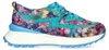 Laura Vita Damen Sneaker Metallic Plateau Floral TELLAO 09, Produktbild-Vorschau 3