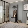 Garderobenschrank LIVIA Rechts Graphit – Garderobe mit Produktbild-Vorschau 3