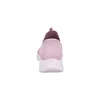The back view of a pink Skechers slip-on shoe against a white background. Podgląd zdjęcia produktu