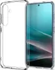 A clear phone case is shown on a white background, with a smartphone inside. Anteprima dell’immagine prodotto
