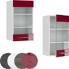 Küchenglasschrank Vicco Fame-Line Bordeaux Hochglanz 40 cm, Produktbild-Vorschau 5