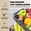 eluno ovocná mísa, hranatý dvoupatrový košík na chléb, Náhled obrázku produktu 6