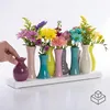 Jinfa Handgefertigte kleine Keramik Deko Blumenvasen Set Produktbild-Vorschau 7