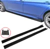 Čierne 2m bočné prahy Rocker splitter difúzor Winglet wing Náhľad obrázku produktu 1