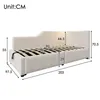 MODFU Lit Coffre 90 x 190 cm - Lit Ado et Lit Rembourré Voir les images du produit 4