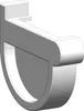 Dachrinne Halbrund 60mm Einzelteile | Endstück Endkappe Produktbild-Vorschau 1