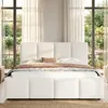 Letto imbottito Flieks 160x200 cm con testiera imbottita, Anteprima dell’immagine prodotto 3