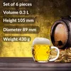 Kufel do piwa, kubek do piwa - Zestaw 6 sztuk, Tübinger 0,3 Podgląd zdjęcia produktu 7