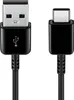 A black USB-C to USB-A cable shown against a white background. Produktbild-Vorschau