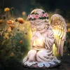 Solar-Fee-Figur mit LED, wetterfest, 1 Stück, 20x15 cm Productafbeelding-voorbeeld