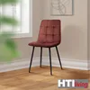 Mesa Esszimmerstuhl aus braunem Samt, Sitzhöhe 49,5 cm, Produktbild-Vorschau 3