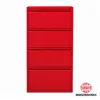 Alveon Schuhkipper Metall 4 Klappen schmal 51 x 15 x 141 cm Produktbild-Vorschau 3