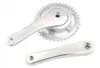 Gazelle Crankset Linea 38T Aluminium / Stahl Silber Produktbild-Vorschau 2