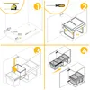 emuca 8199523 Abfallsorter 30 (2x15) Liter Abfallvolumen Produktbild-Vorschau 7