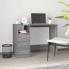 vidaXL Psací stůl se zásuvkami Grey Sonoma 102x50x76 cm Náhled obrázku produktu 2